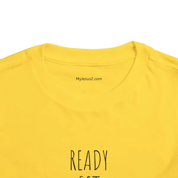 READY SET PRAY Toddler Short Sleeve Tee Black Letters TM - Image 24