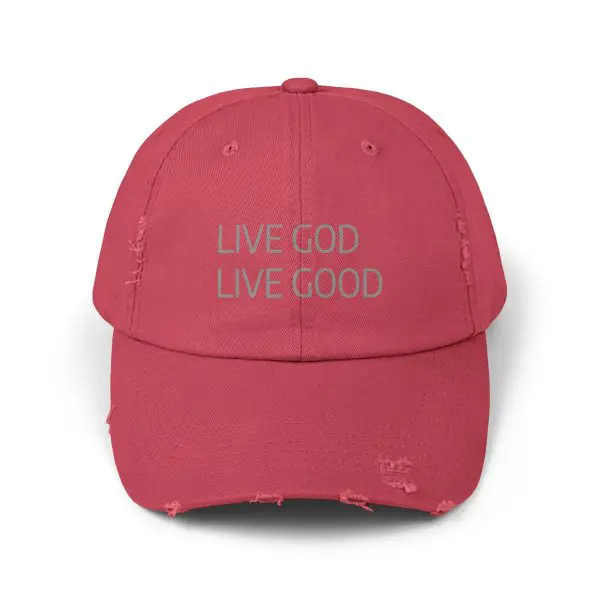 A Hat Distressed LIVE GOD LIVE GOOD TM - Image 19