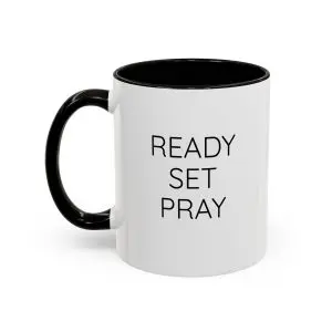 Colorful Mugs, 11oz READY SET PRAY TM