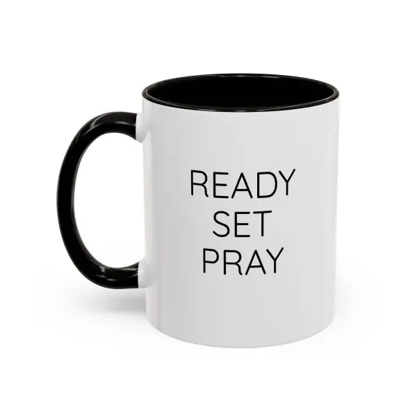 Colorful Mugs, 11oz READY SET PRAY TM