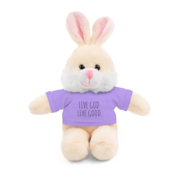 A Stuffed Animal with Tee LIVE GOD LIVE GOOD TM - Image 7