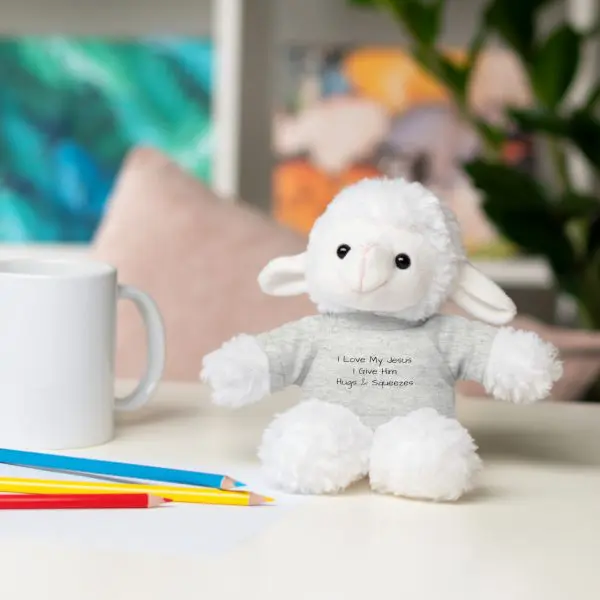 A Stuffed Animal with Tee I Love My Jesus I Give Him Hugs & Squeezes TM - Image 90