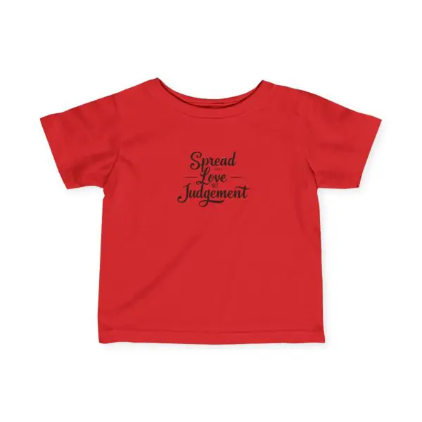 Infant Fine Jersey Tee Spread Love Not Judgement TM - Image 13