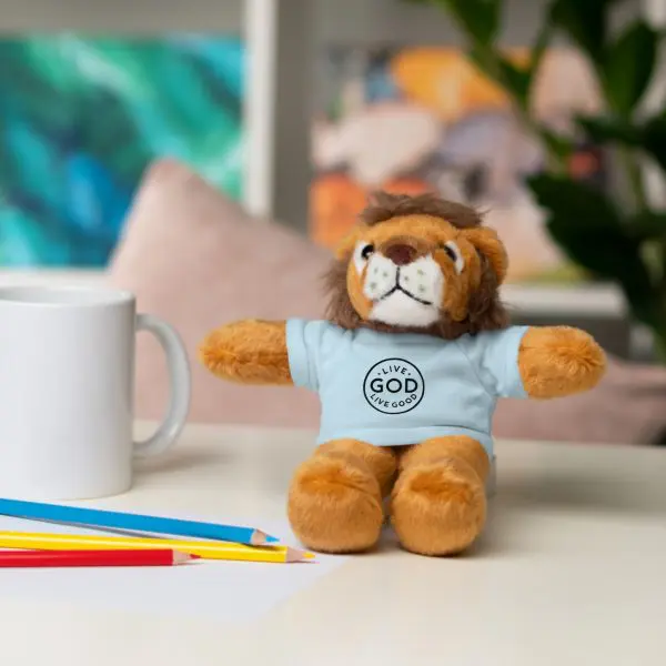 A Stuffed Animal with Tee LIVE GOD LIVE GOOD TM - Image 56
