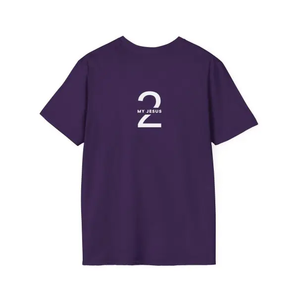 My Jesus 2 Front & Back Logo Unisex Softstyle T-Shirt TM - Image 12