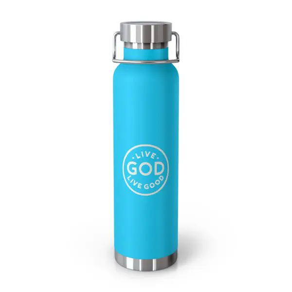 Copper Vacuum Insulated Bottle, 22oz LIVE GOD LIVE GOOD TM - Image 11