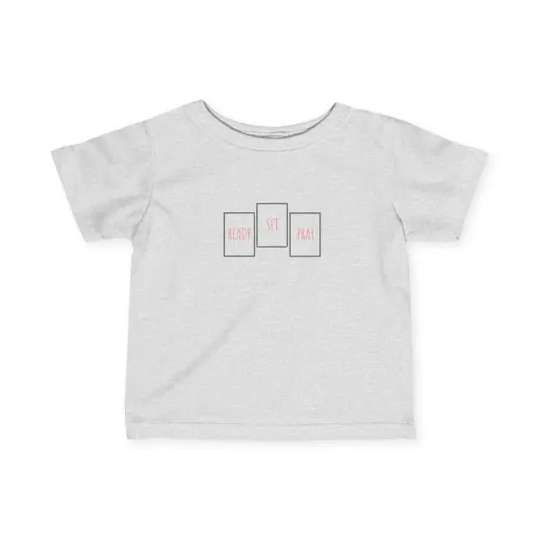 Infant Fine Jersey Tee READY SET PRAY TM - Image 5
