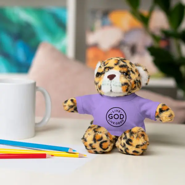 A Stuffed Animal with Tee LIVE GOD LIVE GOOD TM - Image 42
