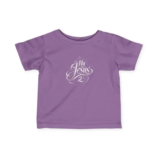 Infant Fine Jersey Tee My Jesus 2 TM - Image 3
