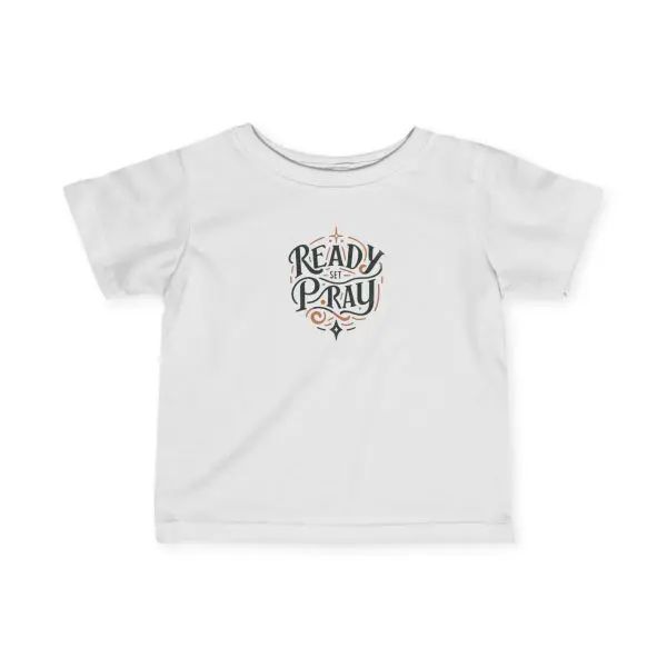Infant Fine Jersey Tee READY SET PRAY TM - Image 2