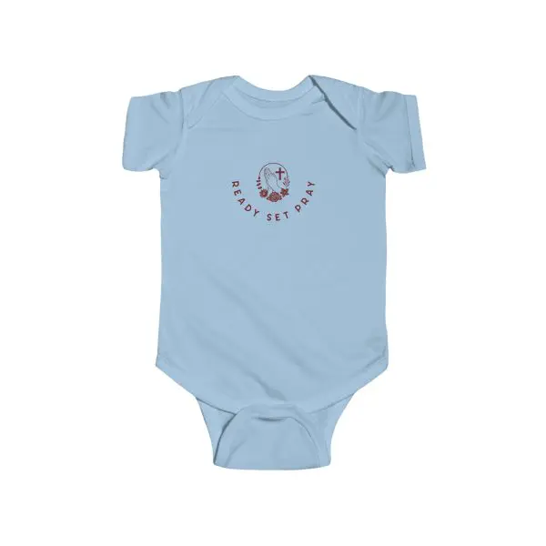 Infant Fine Jersey Bodysuit READY SET PRAY TM - Image 7