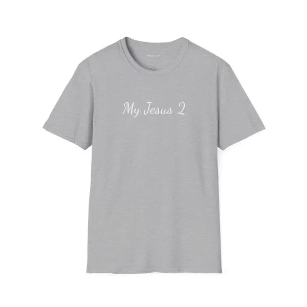 My Jesus 2 Unisex Softstyle T-Shirt White Letters TM - Image 3