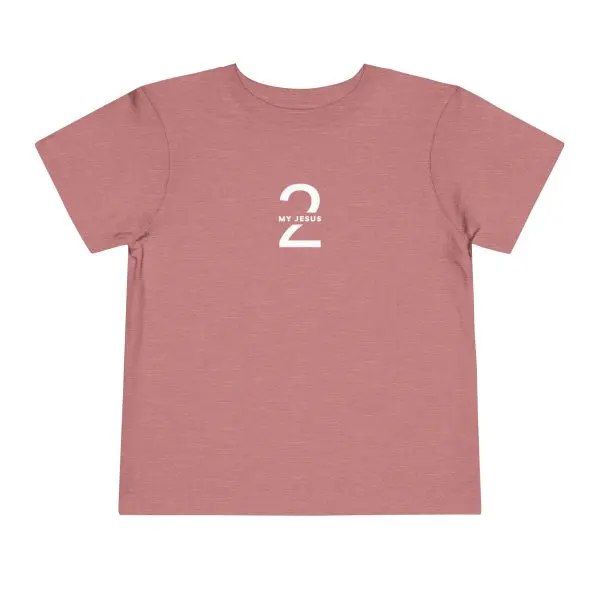 My Jesus 2 Logo Toddler Short Sleeve Tee TM - Image 3