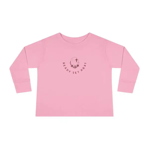 READY SET PRAY Toddler Long Sleeve Tee TM - Image 7