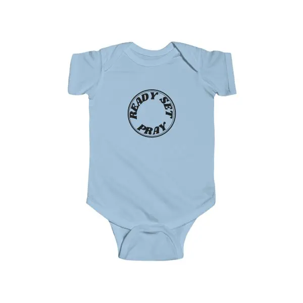 Infant Fine Jersey Bodysuit READY SET PRAY TM - Image 7