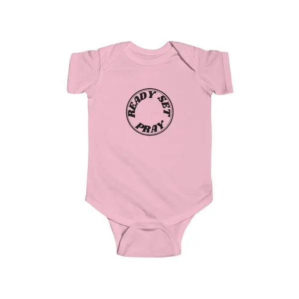 Infant Fine Jersey Bodysuit READY SET PRAY TM - Image 3