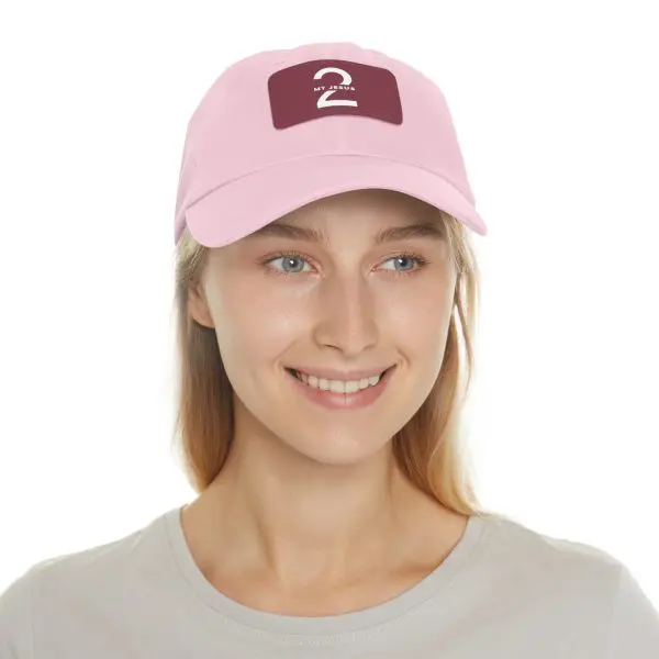 Hat with Leather Patch (Rectangle) My Jesus 2 TM - Image 24