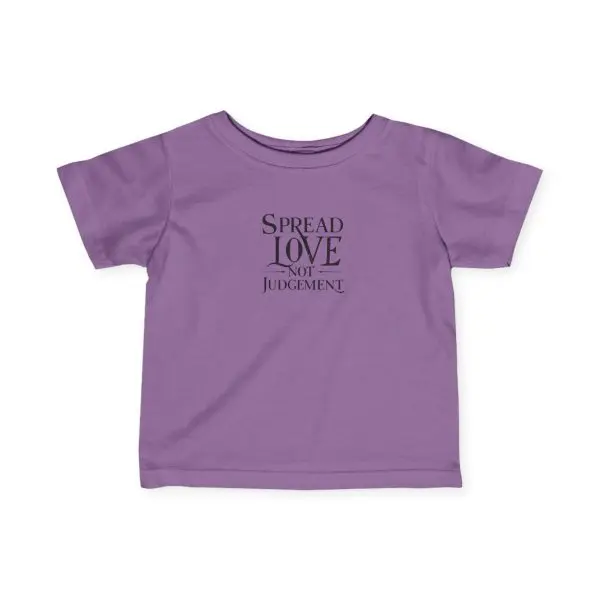 Infant Fine Jersey Tee Spread Love Not Judgement TM - Image 21