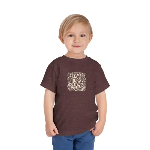 Toddler Short Sleeve Tee LIVE GOD LIVE GOOD TM - Image 26