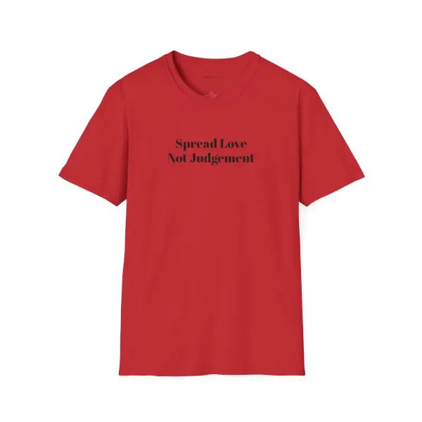Spread Love Not Judgement Unisex Softstyle T-Shirt TM - Image 15