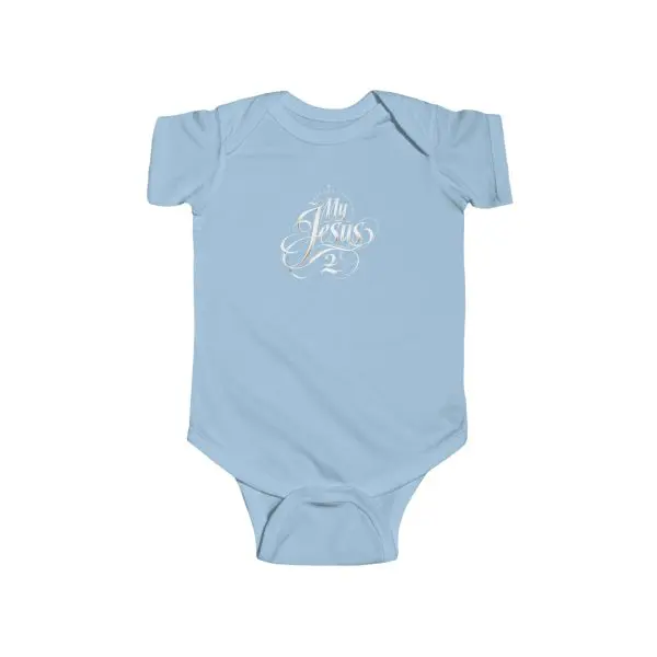Infant Fine Jersey Bodysuit My Jesus 2 TM - Image 5