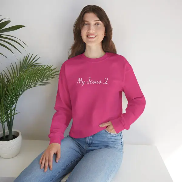 Unisex Heavy Blend Crewneck Sweatshirt My Jesus 2 TM - Image 27