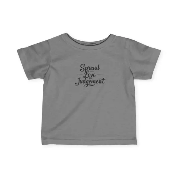 Infant Fine Jersey Tee Spread Love Not Judgement TM - Image 9