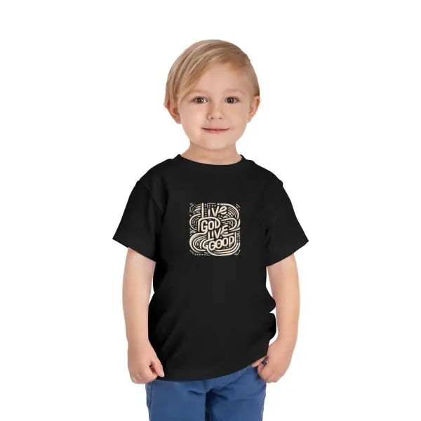 Toddler Short Sleeve Tee LIVE GOD LIVE GOOD TM - Image 8