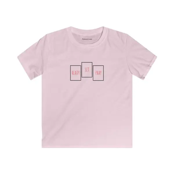 Kids Softstyle Tee READY SET PRAY TM - Image 6