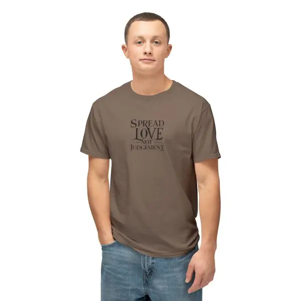 Spread Love Not Judgement Unisex HD Cotton T-shirt TM - Image 3