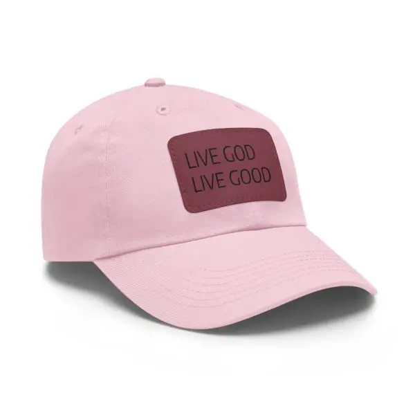A Hat with Leather Patch (Rectangle) LIVE GOD LIVE GOOD TM - Image 42