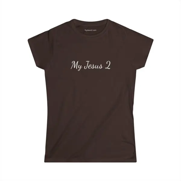 A Women's Softstyle Tee My Jesus 2 w/ White Letters TM - Image 7