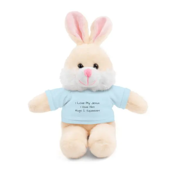 A Stuffed Animal with Tee I Love My Jesus I Give Him Hugs & Squeezes TM - Image 25