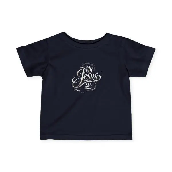 Infant Fine Jersey Tee My Jesus 2 TM - Image 15