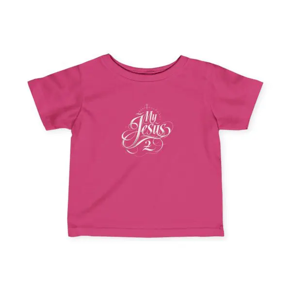 Infant Fine Jersey Tee My Jesus 2 TM - Image 17