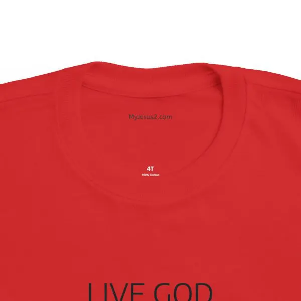 LIVE GOD LIVE GOOD Toddler's Fine Jersey Tee TM - Image 2