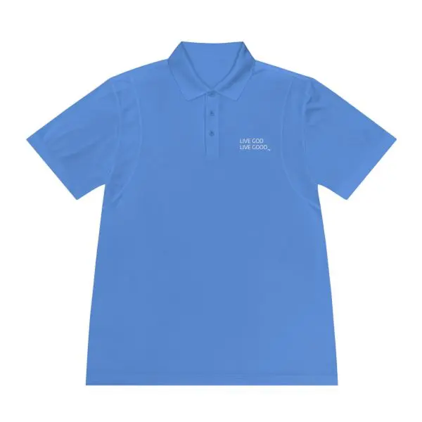 LIVE GOD LIVE GOOD Men's Sport Polo Shirt TM - Image 4