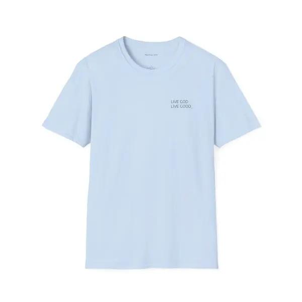 LIVE GOD LIVE GOOD Black Label Unisex Softstyle T-Shirt TM - Image 7