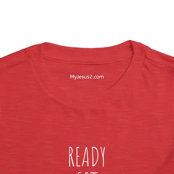 READY SET PRAY Toddler Short Sleeve Tee White Letters TM - Image 23