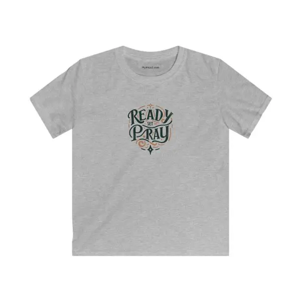 Kids Softstyle Tee READY SET PRAY TM