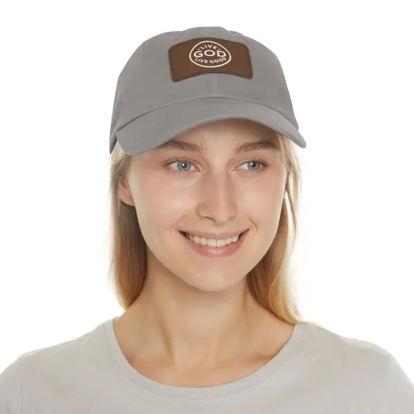 A Hat with Leather Patch (Rectangle) LIVE GOD LIVE GOOD TM - Image 28