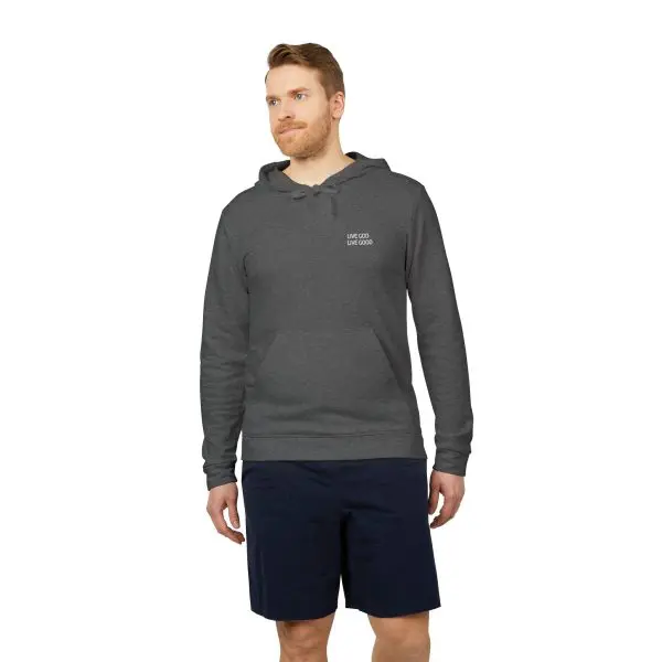 Unisex adidas Fleece Hoodie LIVE GOD LIVE GOOD TM - Image 3