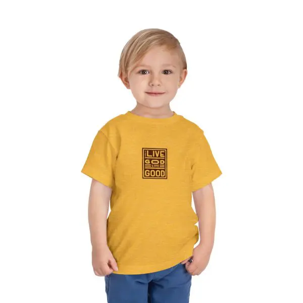 Toddler Short Sleeve Tee LIVE GOD LIVE GOOD TM - Image 14