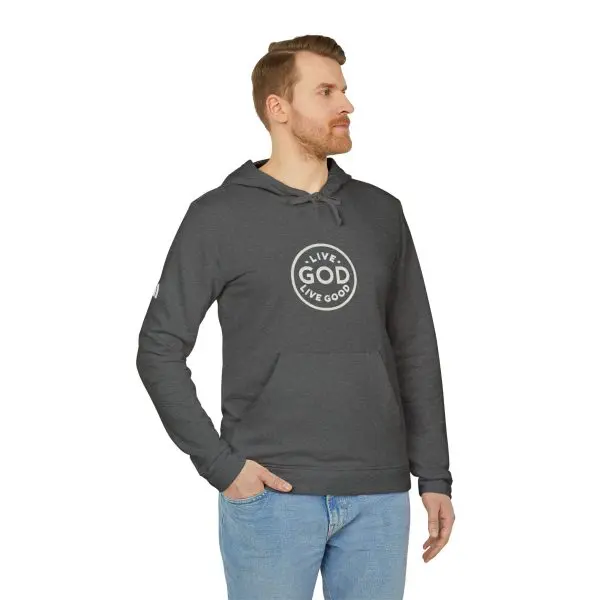 Unisex adidas Fleece Hoodie LIVE GOD LIVE GOOD TM - Image 6