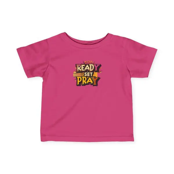 Infant Fine Jersey Tee READY SET PRAY TM - Image 17