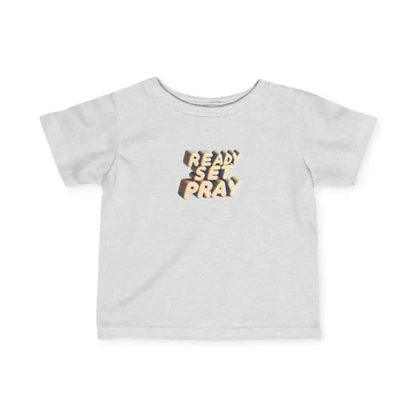 Infant Fine Jersey Tee READY SET PRAY TM - Image 4