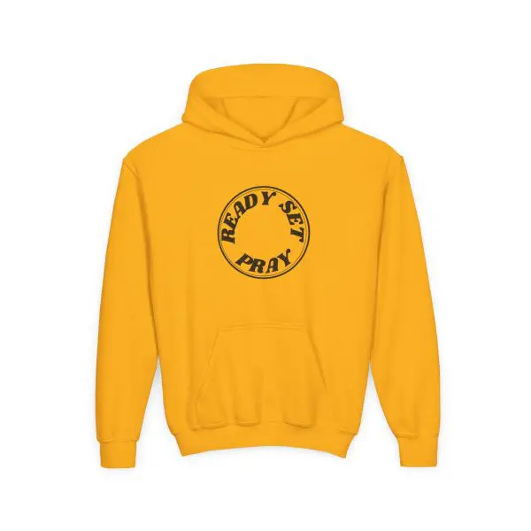Heavy Blend Kids Hooded Sweatshirt READY SET PRAY TM - Image 7