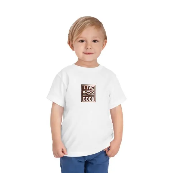 Toddler Short Sleeve Tee LIVE GOD LIVE GOOD TM - Image 5