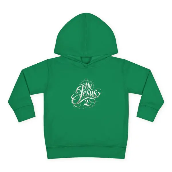 Toddler Pullover Fleece Hoodie My Jesus 2 TM - Image 7