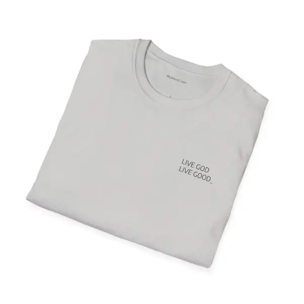 LIVE GOD LIVE GOOD Black Label Unisex Softstyle T-Shirt TM - Image 2